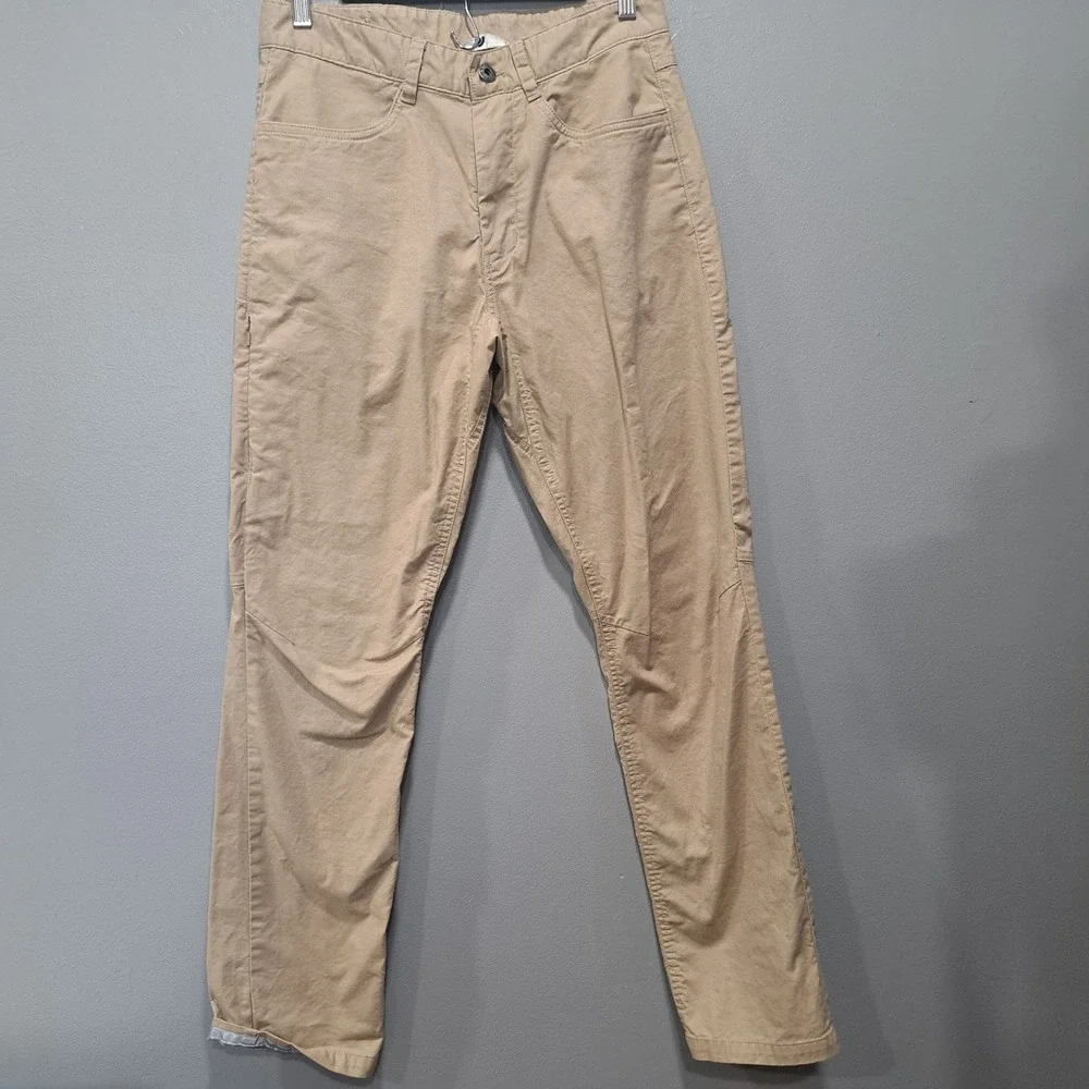 The North Face Mens Tan Khaki‎ Canvas Outdoor Hiking Pants Size 30 Regular